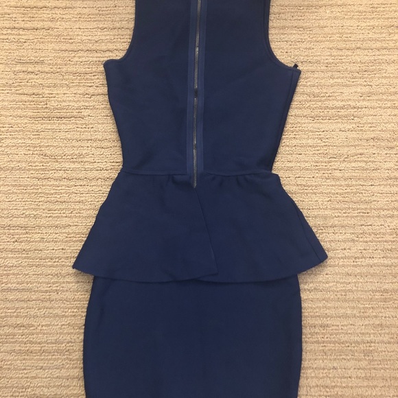 BCBG “Francis” Peplum Dress - Layered Ruffle Dress - Picture 5 of 7